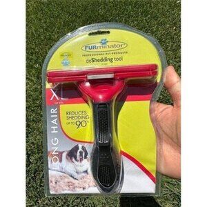 Furminator Deshedding Tool XL Big Size Dog Long Hair Brush & Massaging NEW